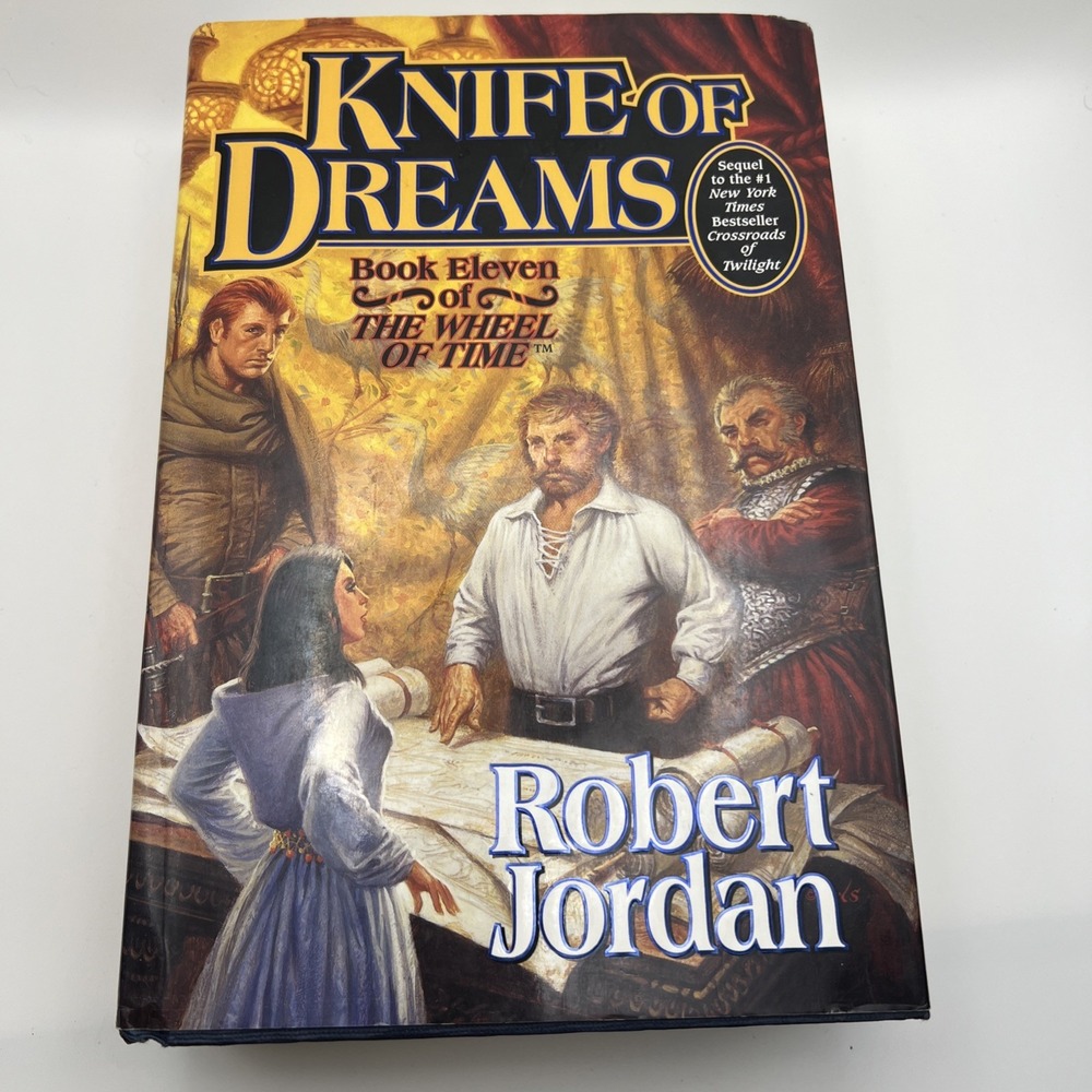 KNIFE OF DREAMS Robert Jordan WHEEL OF TIME 1st Edition First Printing FANTASY
